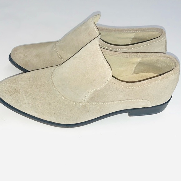 Free People Brady Loafer Lt Tan Slip On Leather Casual Boho Pointed Toe … - Picture 7 of 11